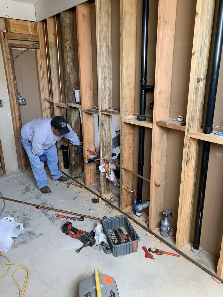 Commercial rough-in plumbing for Water Heater Replacement in Middlesex Village